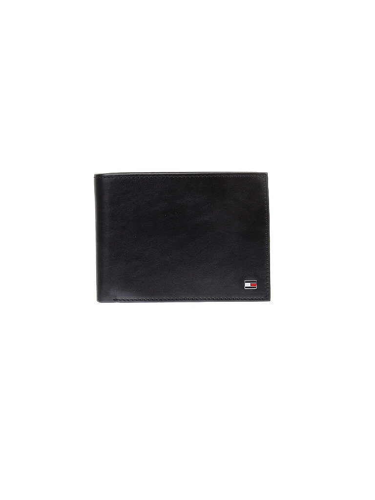 Tommy Hilfiger Portefeuille En Cuir Eton Flap And Coin Pocket Black One Size Homme 3